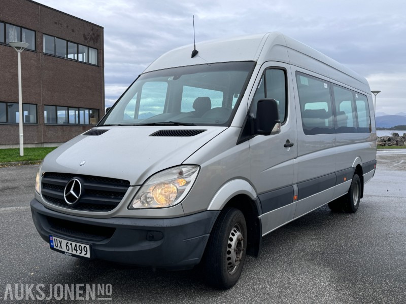 2012 Mercedes-Benz Sprinter minibuss - 9 seter - Registrert som personbil - Det medfølger ekstra seter - Webasto bak EU godkjennes før salg - Autobús: foto 1 2012 Mercedes-Benz Sprinter minibuss - 9 seter - Registrert som personbil - Det medfølger ekstra seter - Webasto bak EU godkjennes før salg - Autobús: foto 1