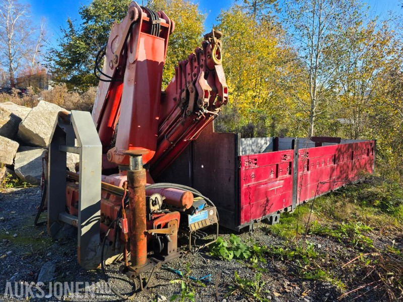 Ferrari 722 A4 kran/lastebilkran–påbygg på maskinflak med krokfeste - Camión: foto 1 Ferrari 722 A4 kran/lastebilkran–påbygg på maskinflak med krokfeste - Camión: foto 1