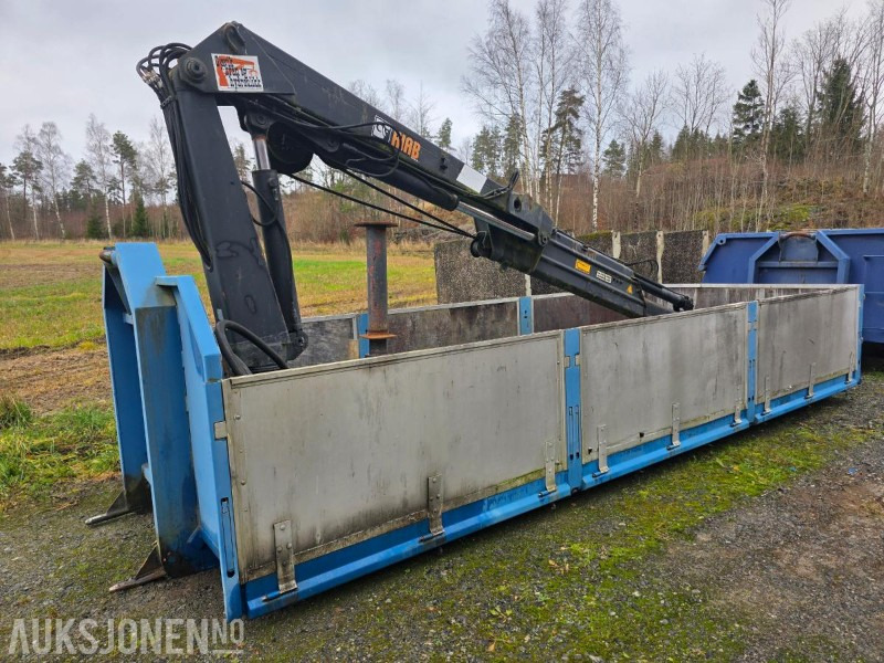 Kranflak med hydraulisk kran, HIAB 865 AW - Camión: foto 1 Kranflak med hydraulisk kran, HIAB 865 AW - Camión: foto 1