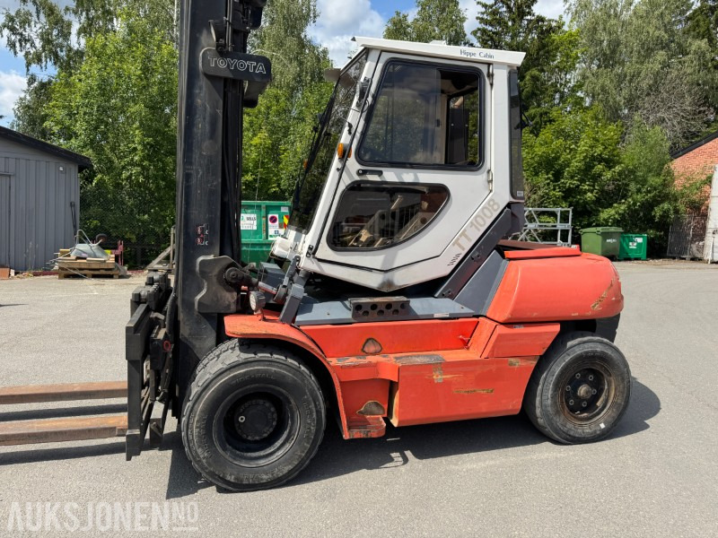 2000 Toyota 5FD70 TRUCK MED HIPPE TILT CABIN, LØFTEHØYDE 6000 MM - Equipo de manutención: foto 3 2000 Toyota 5FD70 TRUCK MED HIPPE TILT CABIN, LØFTEHØYDE 6000 MM - Equipo de manutención: foto 3