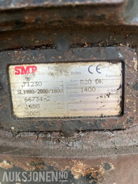 Hydraulisk pusseskuffe på 1400l SMP - Equipo de construcción: foto 5 Hydraulisk pusseskuffe på 1400l SMP - Equipo de construcción: foto 5
