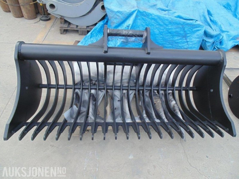 Implemento para Maquinaria de construcción S70 Rake for 17-25 tonn maskin - 2000mm bredde: foto 1
