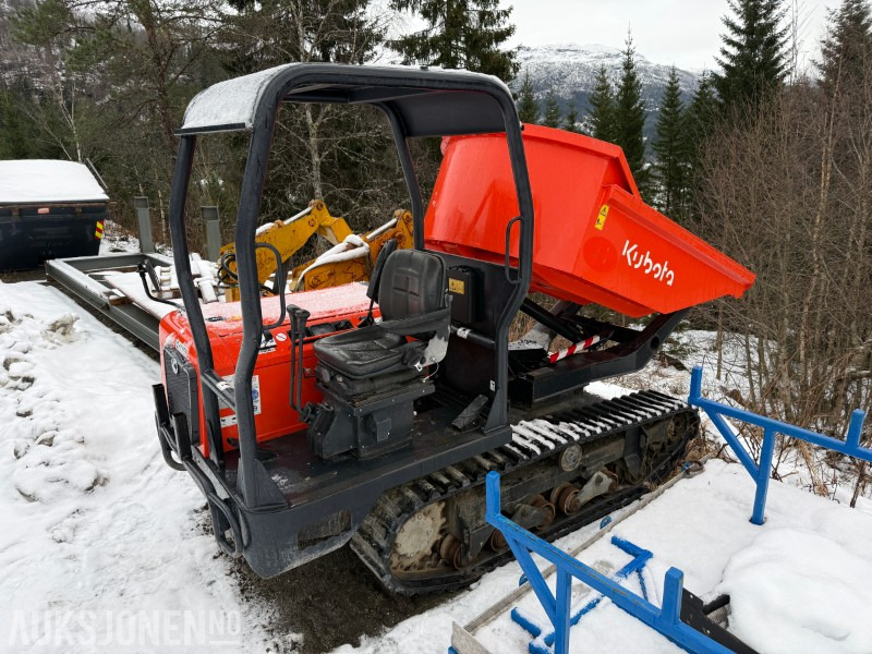 Kubota KC250-4 beltegående dumper kun 393 timer - med stativ for rør / stolper ol. - Minicargadora: foto 1 Kubota KC250-4 beltegående dumper kun 393 timer - med stativ for rør / stolper ol. - Minicargadora: foto 1