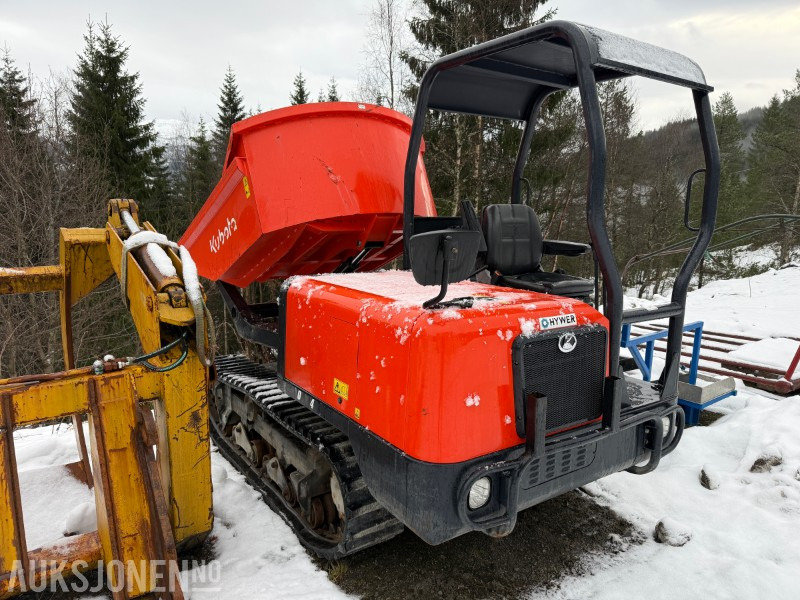 Kubota KC250-4 beltegående dumper kun 393 timer - med stativ for rør / stolper ol. - Minicargadora: foto 4 Kubota KC250-4 beltegående dumper kun 393 timer - med stativ for rør / stolper ol. - Minicargadora: foto 4