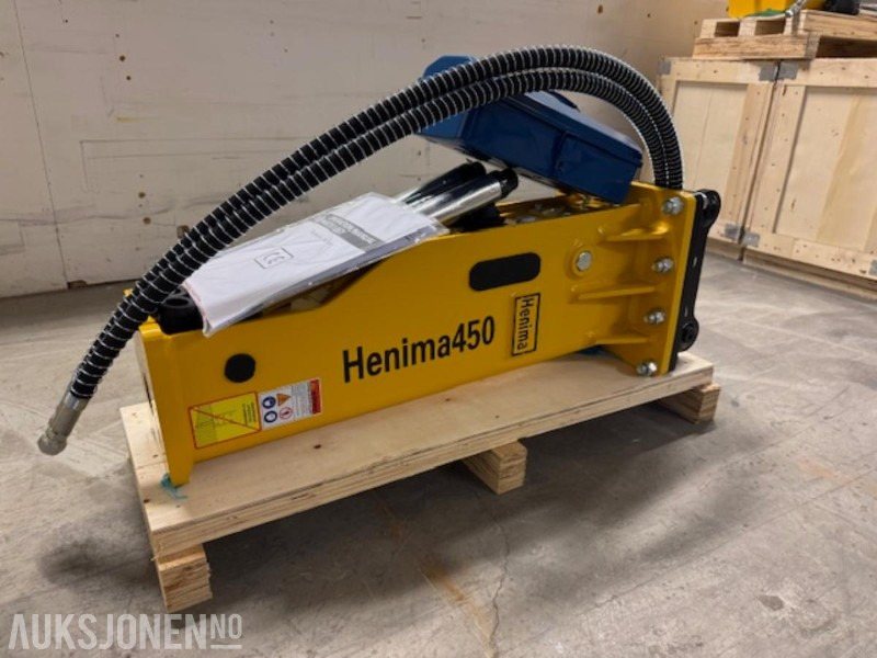 NY HENIMA 450 PIGGHAMMER TIL 1,2-3 TONNS GRAVEMASKIN S30 M/GARANTI - Martillo hidráulico para Maquinaria de construcción: foto 3 NY HENIMA 450 PIGGHAMMER TIL 1,2-3 TONNS GRAVEMASKIN S30 M/GARANTI - Martillo hidráulico para Maquinaria de construcción: foto 3