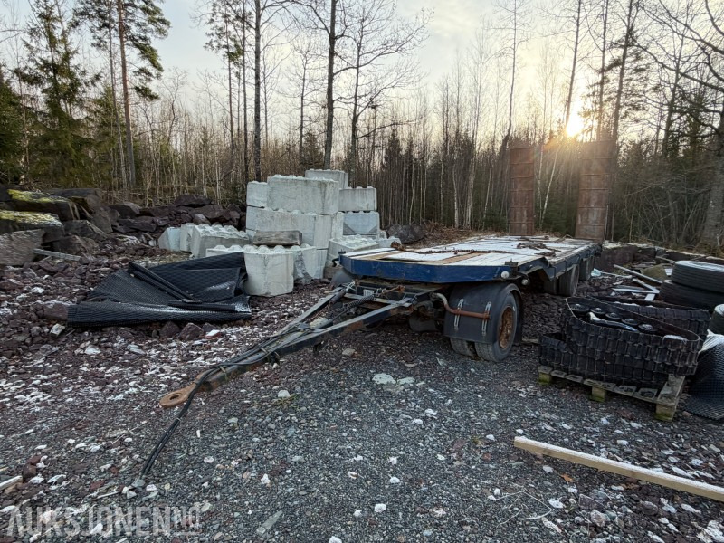 1987 Muller-mitteltal T3-30s maskintralle/maskinhenger - Remolque: foto 1 1987 Muller-mitteltal T3-30s maskintralle/maskinhenger - Remolque: foto 1