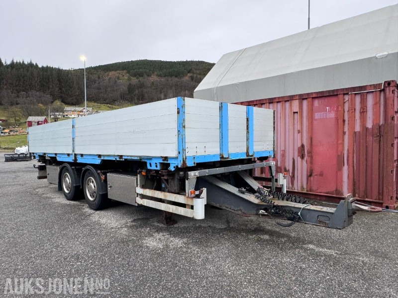 2002 Goebel & Sohn Containerchassi / Boggi kjerre med Køgel 745 Vekselflak med aluminiumskarmer - Remolque: foto 3 2002 Goebel & Sohn Containerchassi / Boggi kjerre med Køgel 745 Vekselflak med aluminiumskarmer - Remolque: foto 3