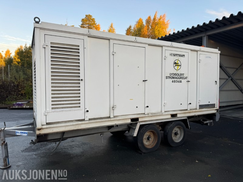 Satema llydisolert strømaggregat 460 kVA 230/400 V - Equipo de construcción: foto 2 Satema llydisolert strømaggregat 460 kVA 230/400 V - Equipo de construcción: foto 2