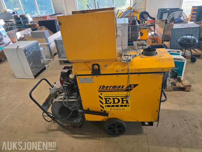 Thermox TB110 90kW Varmluftsaggregat + Weelu T-100 deleaggregat - Equipo de construcción: foto 2 Thermox TB110 90kW Varmluftsaggregat + Weelu T-100 deleaggregat - Equipo de construcción: foto 2