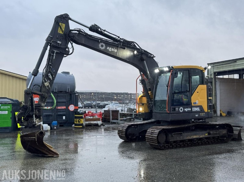 Volvo ECR145EL gravemaskin med Topcon 3D GPS, 4 skuffer og Steelwrist X18 tiltrotator 7602T - Excavadora de cadenas: foto 1 Volvo ECR145EL gravemaskin med Topcon 3D GPS, 4 skuffer og Steelwrist X18 tiltrotator 7602T - Excavadora de cadenas: foto 1