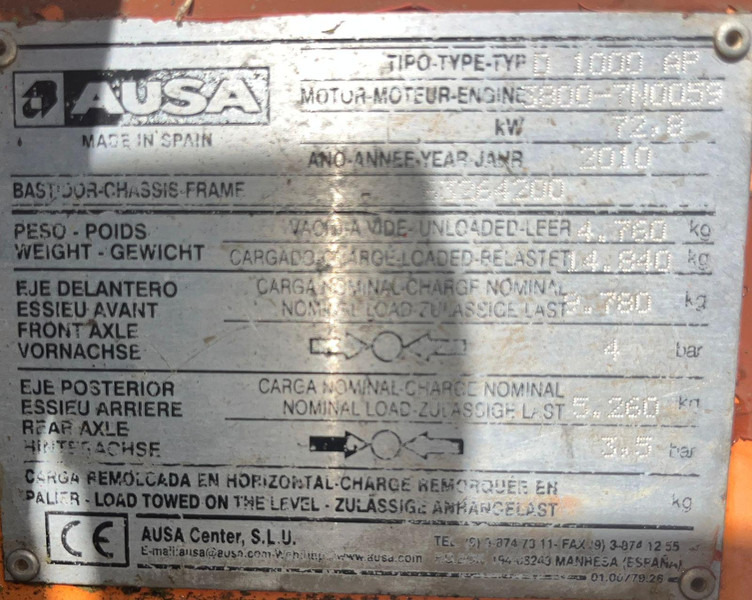 AUSA D1000AP - Dúmper: foto 4 AUSA D1000AP - Dúmper: foto 4
