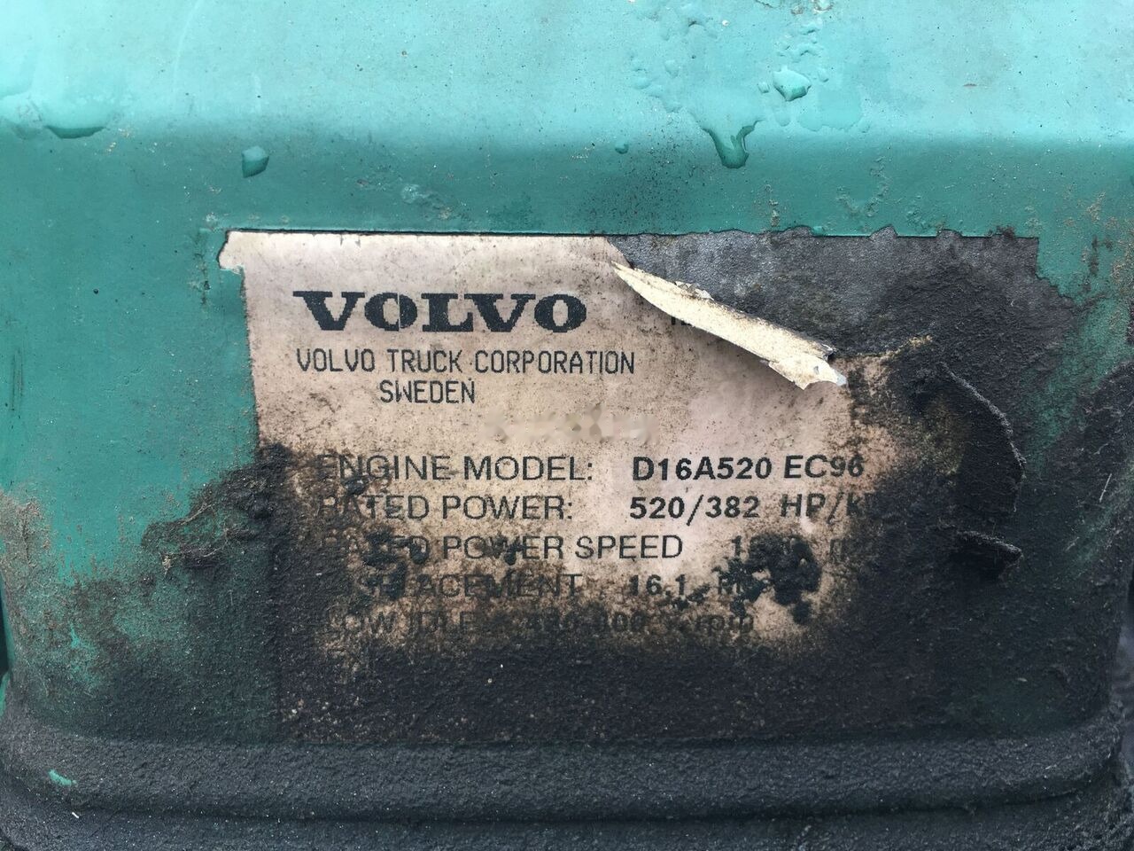 Volvo D16A520 truck - Motor para Camión: foto 3 Volvo D16A520 truck - Motor para Camión: foto 3