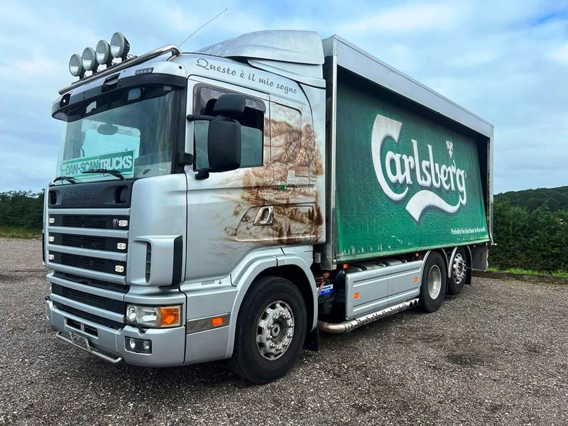 Scania R164-480 V8 Steel / Air suspension. - Camión portavehículos: foto 1 Scania R164-480 V8 Steel / Air suspension. - Camión portavehículos: foto 1