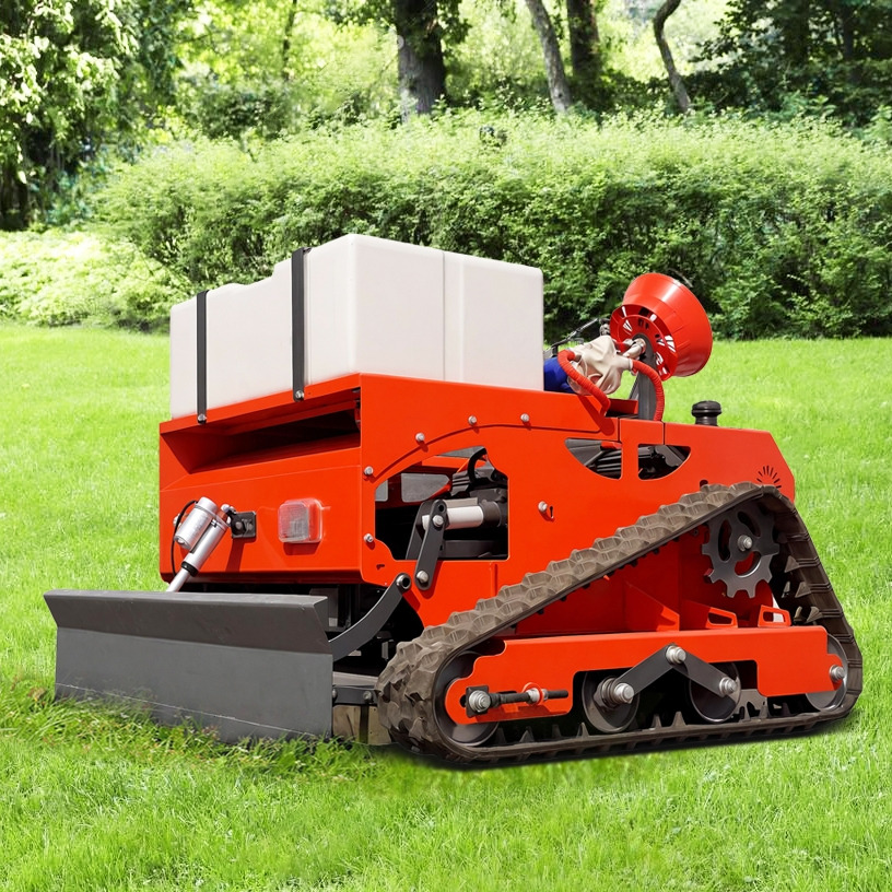 LEZUM Electric Lawn Mower Rc Remote Control Robot Gas Gasoline Electric Zero Turn Crawler Lawn Mower For Sale Grass Cutting - Cortacésped: foto 3 LEZUM Electric Lawn Mower Rc Remote Control Robot Gas Gasoline Electric Zero Turn Crawler Lawn Mower For Sale Grass Cutting - Cortacésped: foto 3