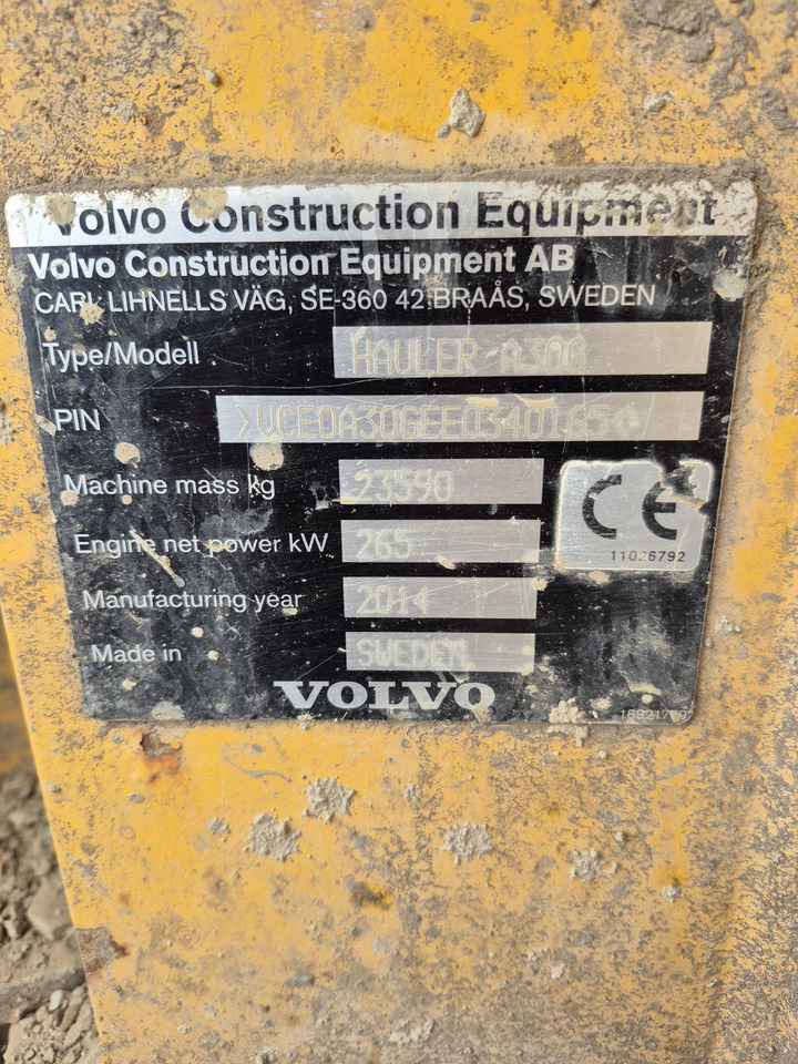 Leasing de VOLVO A30G VOLVO A30G: foto 17