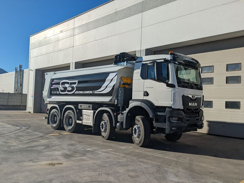 Camión volquete CAMION RIBALTABILE 4 ASSI 520 hp VASCA S5 NUOVO MAN TGS 41.520 8x4 BB CH: foto 1