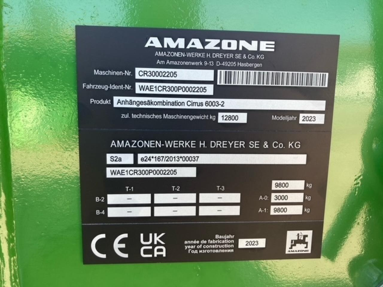 Amazone CIRRIUS 6003 AKTION - Combinado de siembra: foto 5 Amazone CIRRIUS 6003 AKTION - Combinado de siembra: foto 5