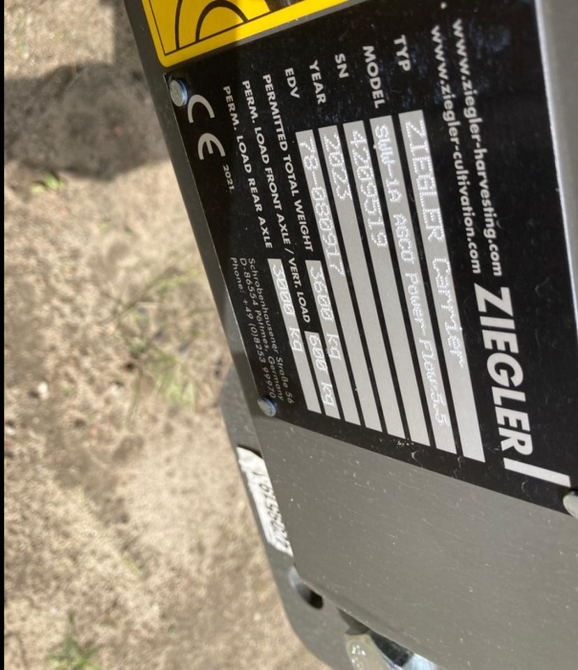 ZIEGLER SCHNEIDWERKSWAGEN AKTION - Cabezal de grano: foto 4 ZIEGLER SCHNEIDWERKSWAGEN AKTION - Cabezal de grano: foto 4