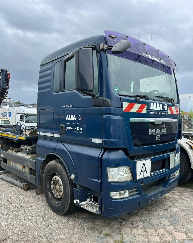 MAN Inny MAN Man TGX 18.400 Bramowiec hakowiec Meiler Model 2012 - Camión portacontenedor de cadenas: foto 2 MAN Inny MAN Man TGX 18.400 Bramowiec hakowiec Meiler Model 2012 - Camión portacontenedor de cadenas: foto 2
