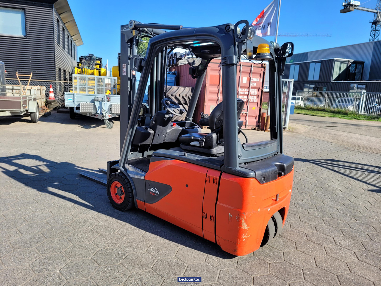 Linde E 16 -02 elektrische heftruck 3 delige mast - Carretilla elevadora eléctrica: foto 3 Linde E 16 -02 elektrische heftruck 3 delige mast - Carretilla elevadora eléctrica: foto 3
