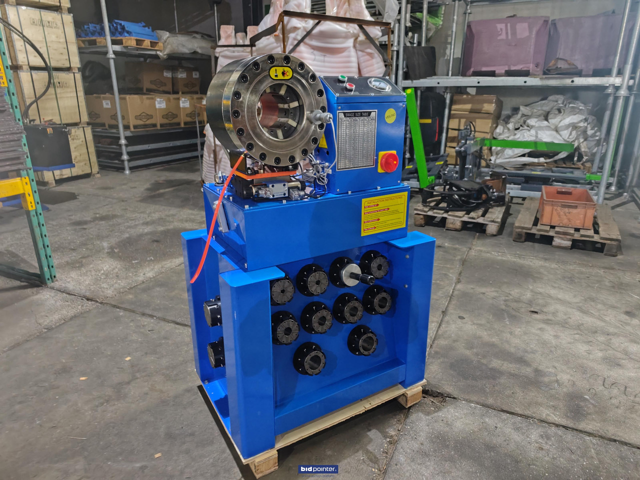Slangen pers met trompet 380V - Equipo de taller: foto 1 Slangen pers met trompet 380V - Equipo de taller: foto 1