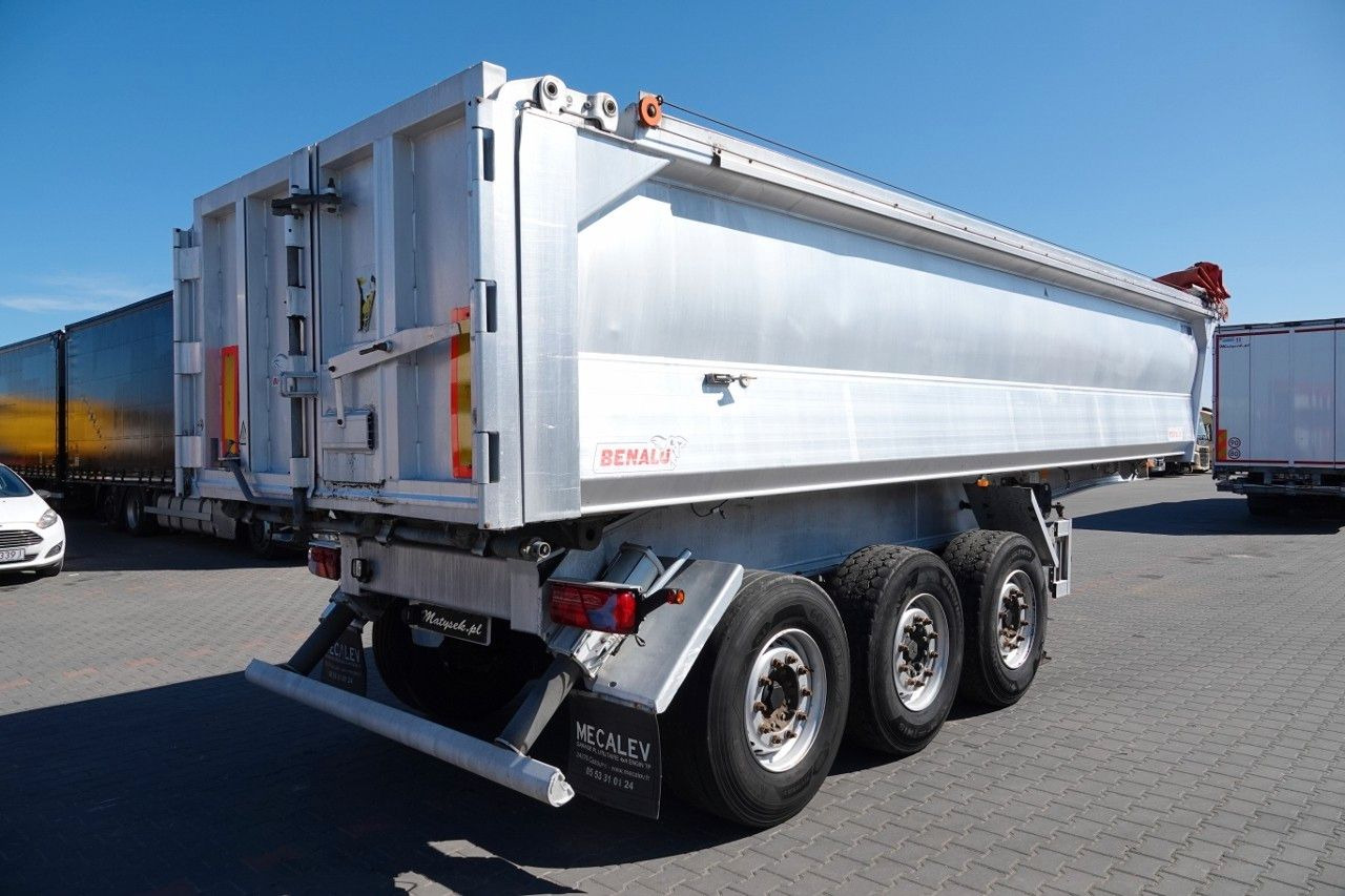 Benalu WYWROTKA / 25 m3 / ALUMINIOWA / OŚ PODNOSZONA / - Semirremolque volquete: foto 5 Benalu WYWROTKA / 25 m3 / ALUMINIOWA / OŚ PODNOSZONA / - Semirremolque volquete: foto 5