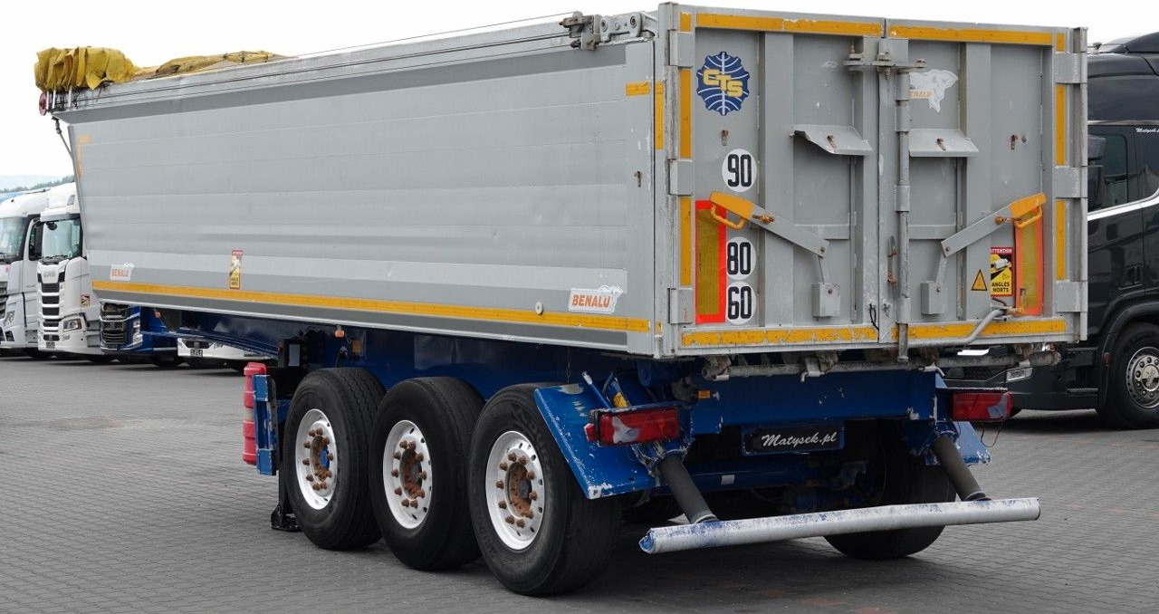 Benalu WYWROTKA / 26 m3 / ALUMINIOWA / OŚ PODNOSZONA / - Semirremolque volquete: foto 5 Benalu WYWROTKA / 26 m3 / ALUMINIOWA / OŚ PODNOSZONA / - Semirremolque volquete: foto 5