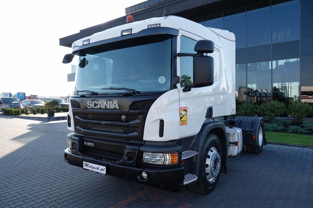 Cabeza tractora Scania P 450 / RETARDER / NISKA KABINA / WYSOKO ZAWIESZ: foto 6