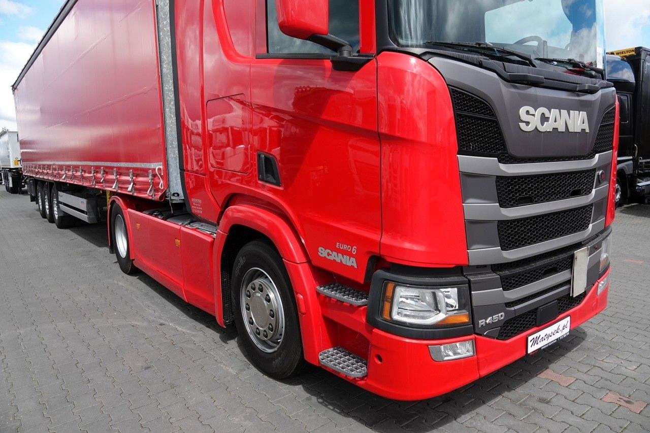 Scania R 450 / OPONY 100% / 2021 ROK / ZESTAW / FIRANKA - Cabeza tractora: foto 5 Scania R 450 / OPONY 100% / 2021 ROK / ZESTAW / FIRANKA - Cabeza tractora: foto 5