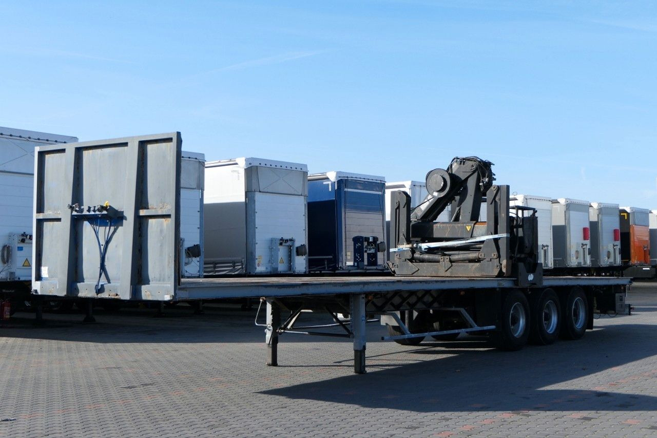 Kaiser PLATFORM/FOR BUILDING/CRANE HIAB /STRONG-FLOOR - Semirremolque plataforma/ Caja abierta: foto 1 Kaiser PLATFORM/FOR BUILDING/CRANE HIAB /STRONG-FLOOR - Semirremolque plataforma/ Caja abierta: foto 1