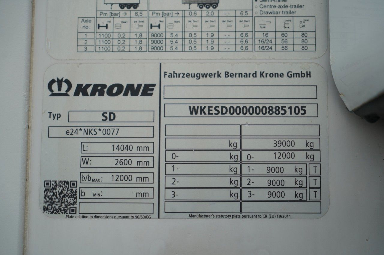 Semirremolque frigorífico Krone CHŁODNIA / THERMO KING SLXi 400 / 2019 ROK / DO: foto 19 Semirremolque frigorífico Krone CHŁODNIA / THERMO KING SLXi 400 / 2019 ROK / DO: foto 19