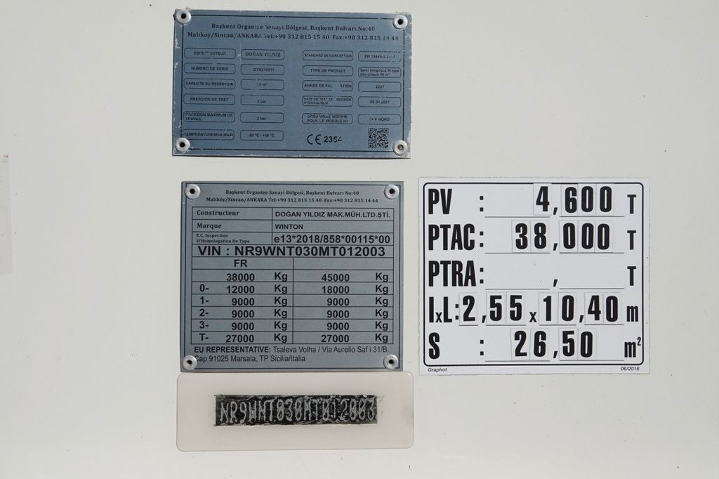 Semirremolque silo Legras CEMENTONACZEPA /  3 KOMORY / 38  000 L / SILOS Legras CEMENTONACZEPA /  3 KOMORY / 38  000 L / SILOS: foto 20