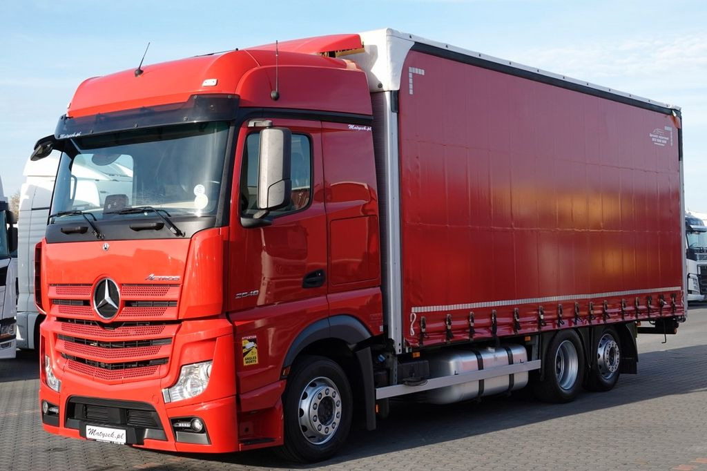 Mercedes-Benz ACTROS 25 480 / FIRANKA- 7,4 m / PODNOSZONY DACH - Camión lona: foto 1 Mercedes-Benz ACTROS 25 480 / FIRANKA- 7,4 m / PODNOSZONY DACH - Camión lona: foto 1