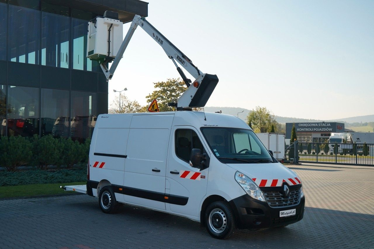 Renault MASTER / PODNOŚNIK KOSZOWY - 10.5 m / BLASZAK + - Camión con plataforma elevadora: foto 1 Renault MASTER / PODNOŚNIK KOSZOWY - 10.5 m / BLASZAK + - Camión con plataforma elevadora: foto 1