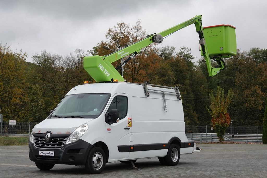 Renault MASTER / PODNOŚNIK KOSZOWY - 14 metrów / WZWYŻKA - Camión con plataforma elevadora: foto 1 Renault MASTER / PODNOŚNIK KOSZOWY - 14 metrów / WZWYŻKA - Camión con plataforma elevadora: foto 1
