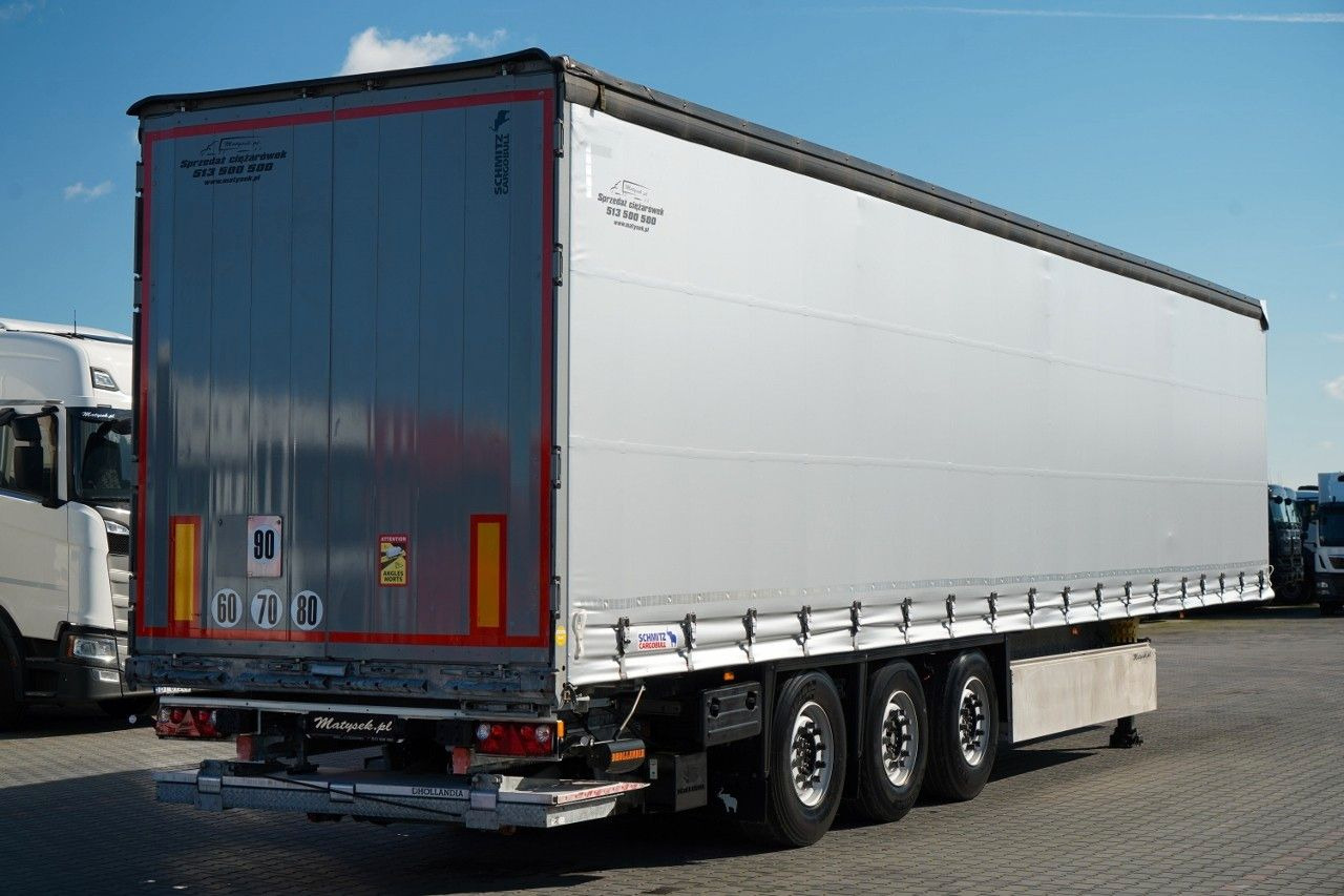 Schmitz Cargobull FIRANKA / WINDA ZAŁADOWCZA / 2x OŚ PODNOSZONA / - Semirremolque lona: foto 1 Schmitz Cargobull FIRANKA / WINDA ZAŁADOWCZA / 2x OŚ PODNOSZONA / - Semirremolque lona: foto 1