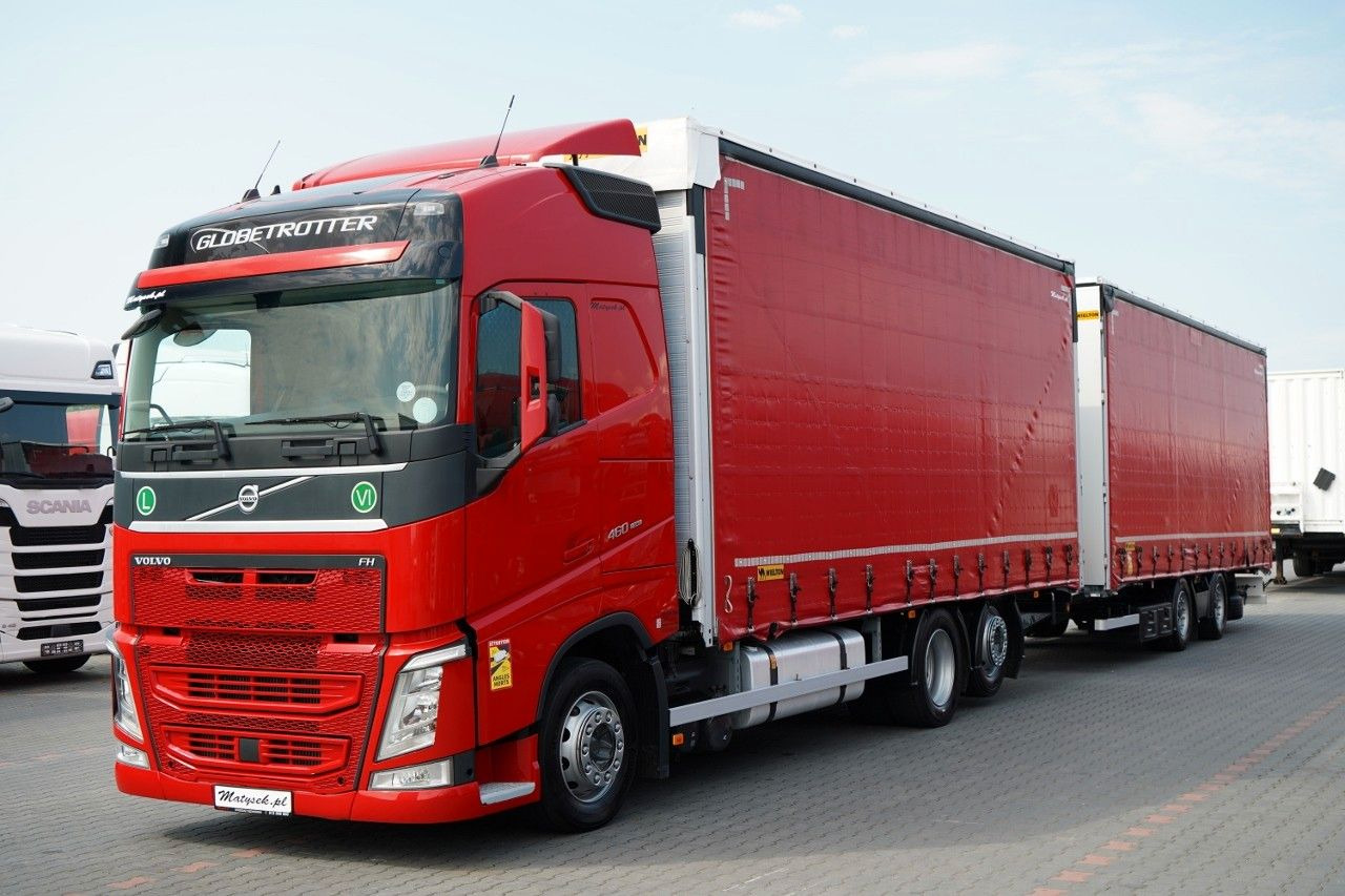 Volvo FH 460 / ZESTAW TANDEM / PRZEJAZDOWY / MEGA / I- - Camión lona: foto 1 Volvo FH 460 / ZESTAW TANDEM / PRZEJAZDOWY / MEGA / I- - Camión lona: foto 1