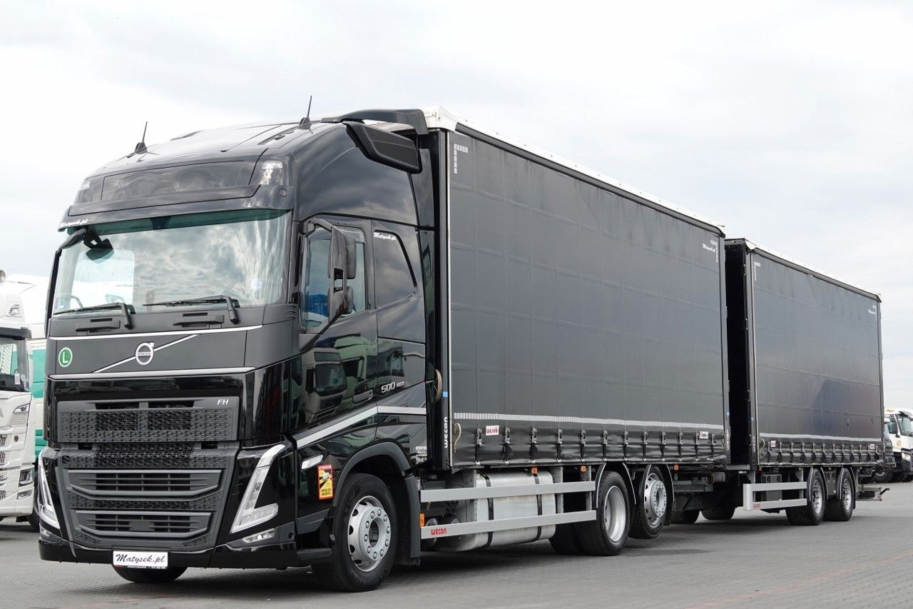 Volvo FH 500 / I-SAVE / XL / ZESTAW TANDEM PRZEJAZDOW - Camión lona: foto 2 Volvo FH 500 / I-SAVE / XL / ZESTAW TANDEM PRZEJAZDOW - Camión lona: foto 2