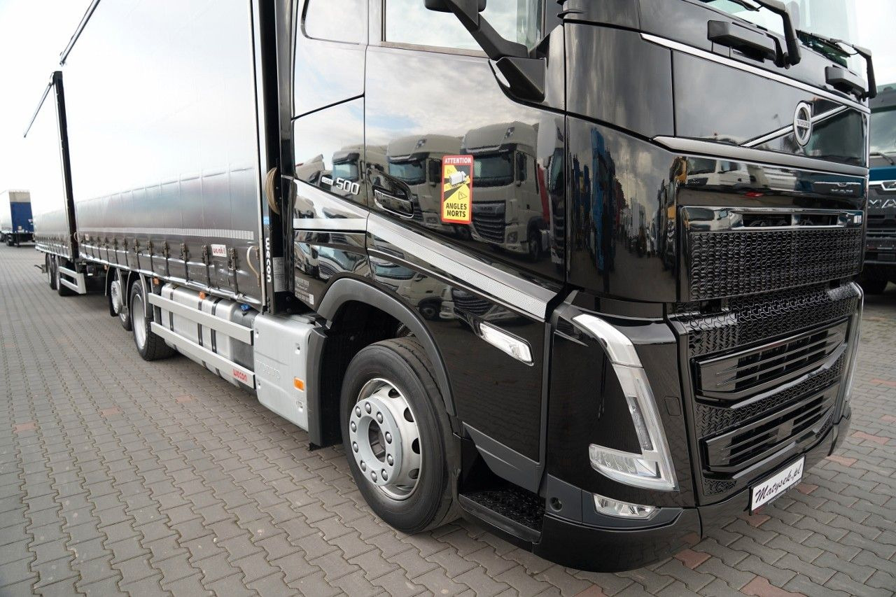 Volvo FH 500 / I-SAVE / XL / ZESTAW TANDEM PRZEJAZDOWY - Camión lona: foto 5 Volvo FH 500 / I-SAVE / XL / ZESTAW TANDEM PRZEJAZDOWY - Camión lona: foto 5
