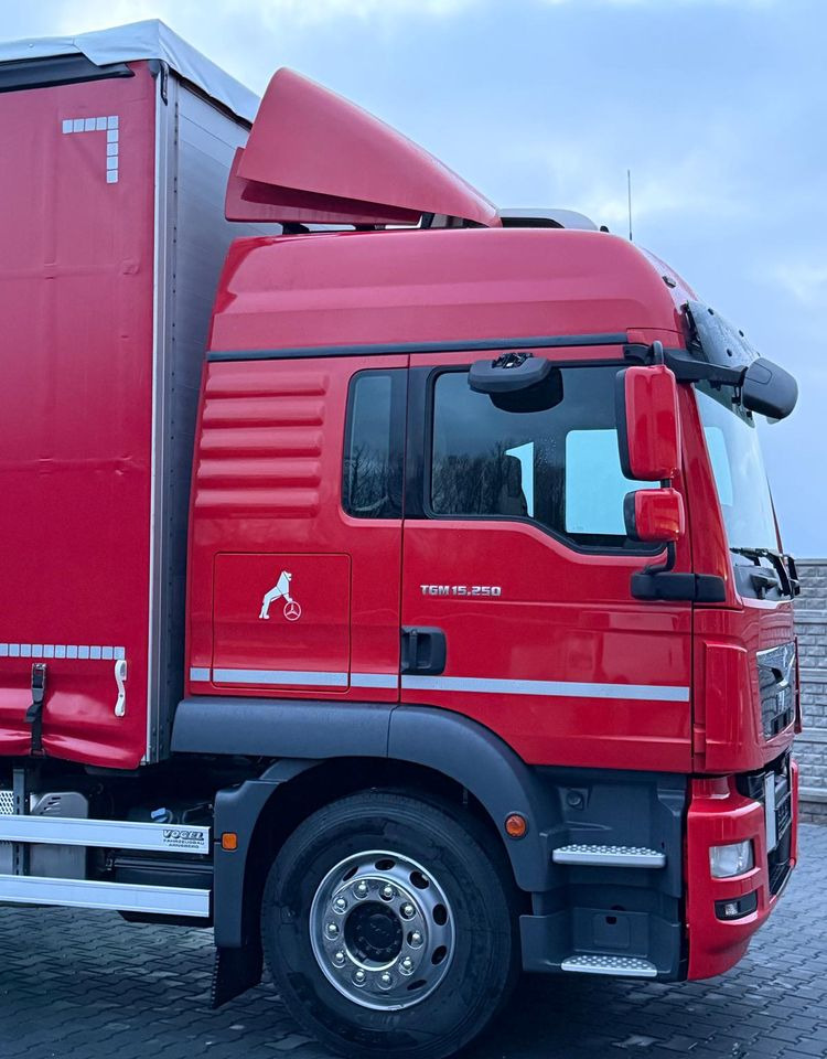 Camión lona MAN TGM 15.250 / FIRANKA / 2018R / KLIMA POSTOJOWA /SPROWADZONY / 20 PALET / E6 / WINDA /: foto 7 Camión lona MAN TGM 15.250 / FIRANKA / 2018R / KLIMA POSTOJOWA /SPROWADZONY / 20 PALET / E6 / WINDA /: foto 7