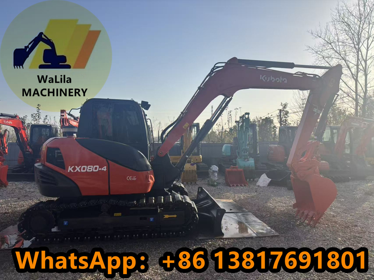 KUBOTA KX080-4 - Miniexcavadora: foto 1 KUBOTA KX080-4 - Miniexcavadora: foto 1