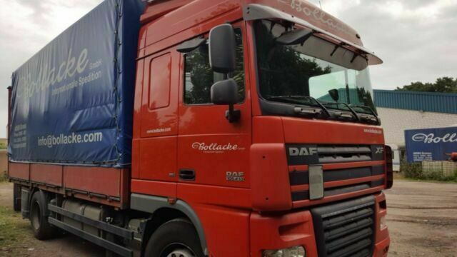 DAF 105-410 XF Plane Spriegel German Truck - Camión lona: foto 2 DAF 105-410 XF Plane Spriegel German Truck - Camión lona: foto 2