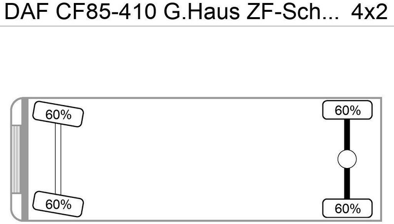 DAF CF85-410 G.Haus ZF-Schalter German Truck - Camión chasis: foto 4 DAF CF85-410 G.Haus ZF-Schalter German Truck - Camión chasis: foto 4