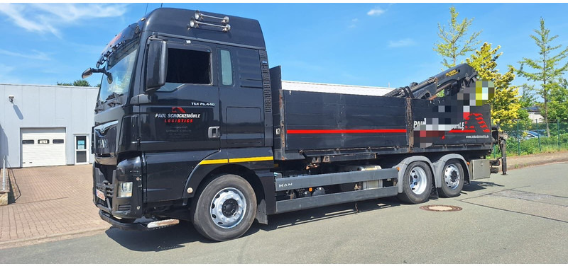 MAN TGX 26.440 6x2 LLW Pritsche mit Kran Palfinge - Camión caja abierta, Camión grúa: foto 5 MAN TGX 26.440 6x2 LLW Pritsche mit Kran Palfinge - Camión caja abierta, Camión grúa: foto 5
