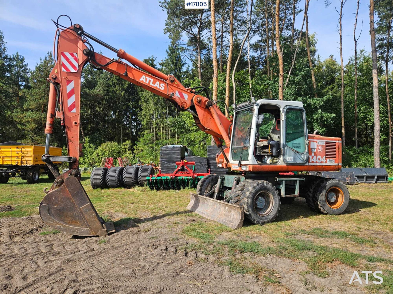 1995 Atlas 1404 - Excavadora de ruedas: foto 1 1995 Atlas 1404 - Excavadora de ruedas: foto 1