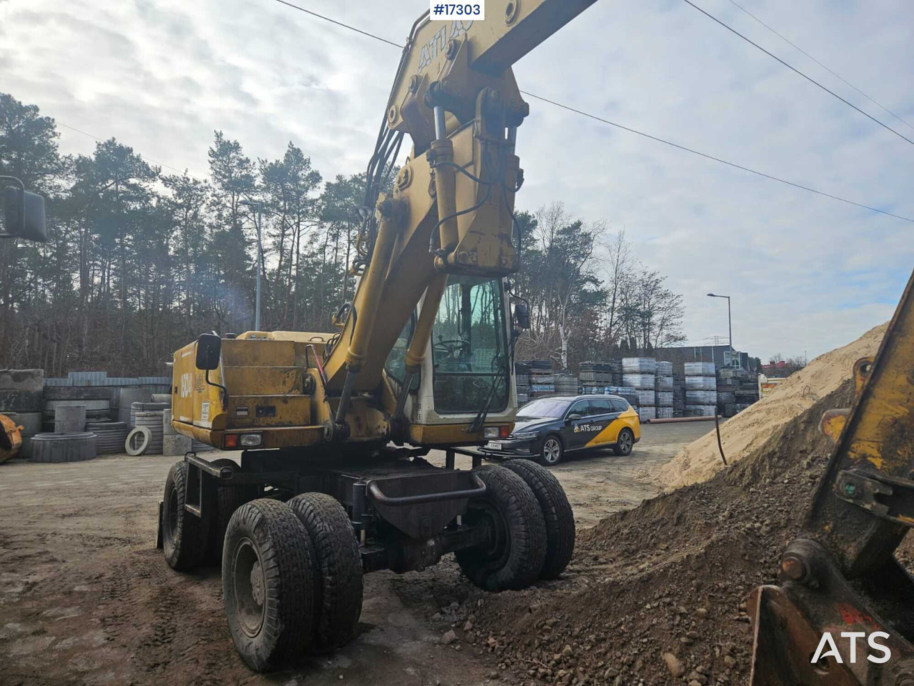 ATLAS 1504 wheeled excavator (2000) - Excavadora de ruedas: foto 4 ATLAS 1504 wheeled excavator (2000) - Excavadora de ruedas: foto 4