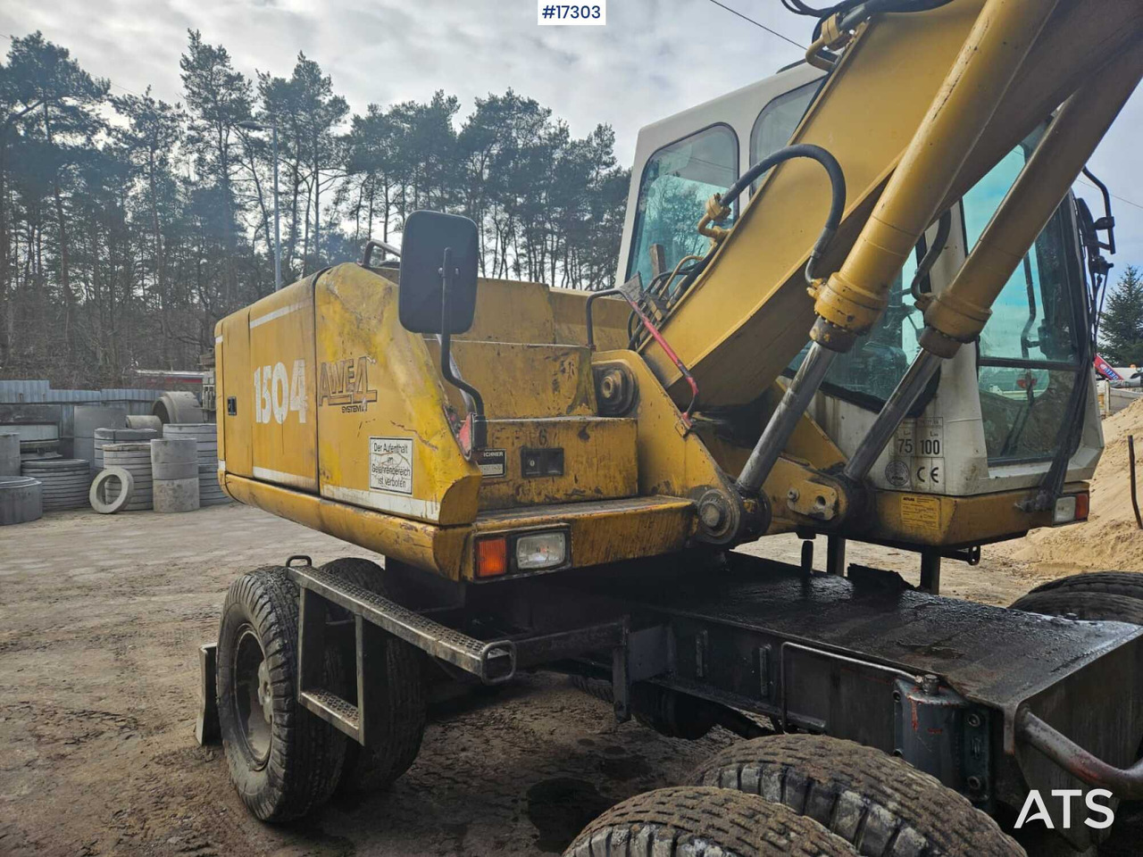 ATLAS 1504 wheeled excavator (2000) - Excavadora de ruedas: foto 5 ATLAS 1504 wheeled excavator (2000) - Excavadora de ruedas: foto 5