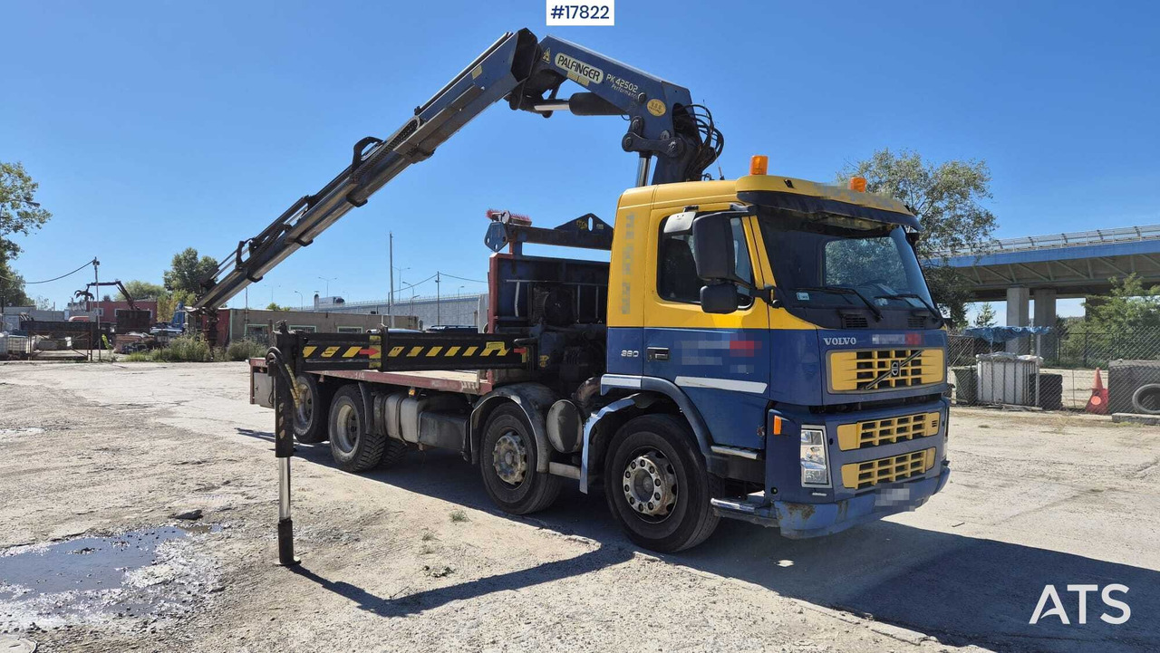 Truck VOLVO FM12 HDS - PALFINGER PK 42502 - Camión caja abierta, Camión grúa: foto 1 Truck VOLVO FM12 HDS - PALFINGER PK 42502 - Camión caja abierta, Camión grúa: foto 1