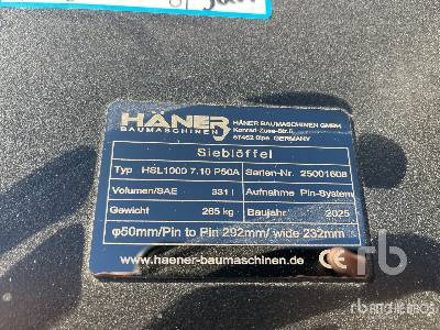 HAENER HSL1000 7.10 P5 980 mm Skeleton (Unused) - Cazo para excavadora: foto 5 HAENER HSL1000 7.10 P5 980 mm Skeleton (Unused) - Cazo para excavadora: foto 5