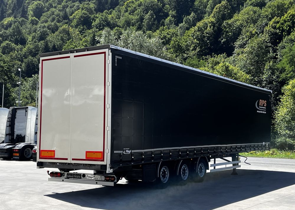 Fliegl Firanka Mega // 2017 Rok // SAF // Ocynk // Oś podnoszona // - Semirremolque lona: foto 1 Fliegl Firanka Mega // 2017 Rok // SAF // Ocynk // Oś podnoszona // - Semirremolque lona: foto 1